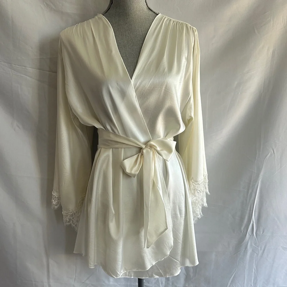 Galia Lahav Silk Daphne Robe - Picture 1 of 15